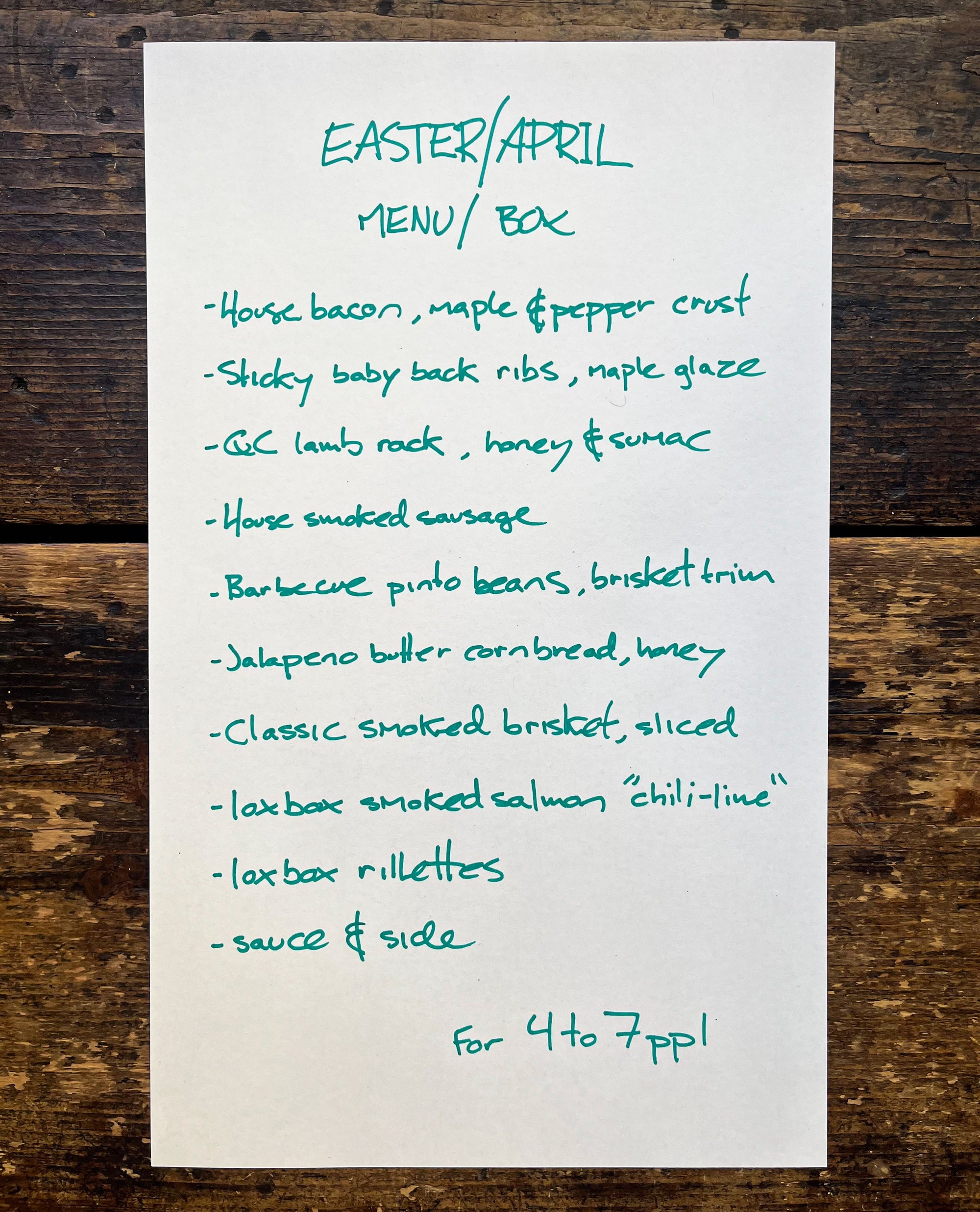 Paques/Easter - SAM TURP BARBECUE